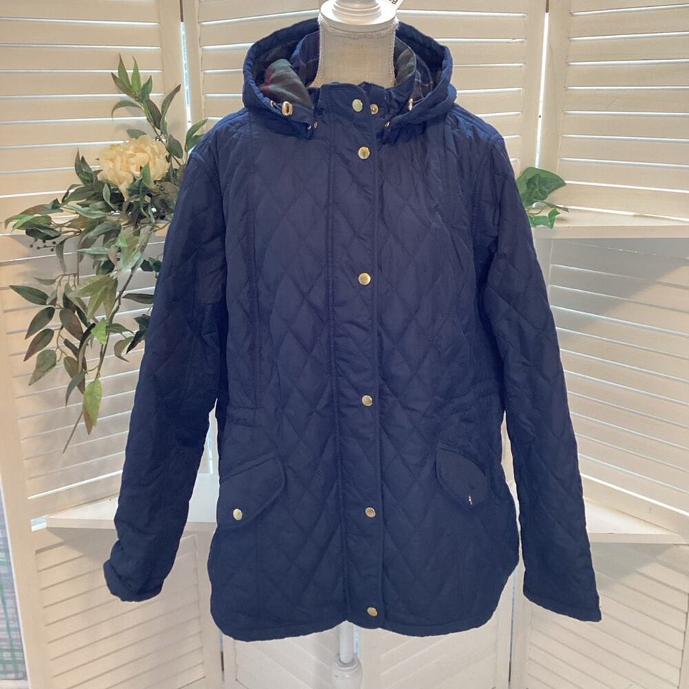 BARBOUR MILLFIRE QUILTED BLUE NEW SIZE 2X 1195